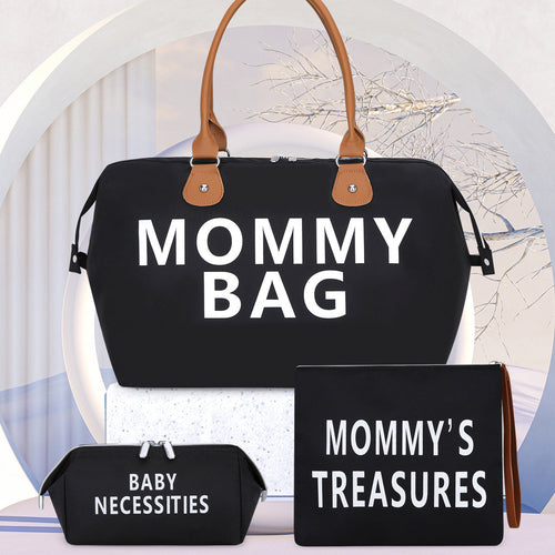 Set Borsa Mamma 3 Pezzi – Tracolla, Tote e Pochette Asciutto/Bagnato