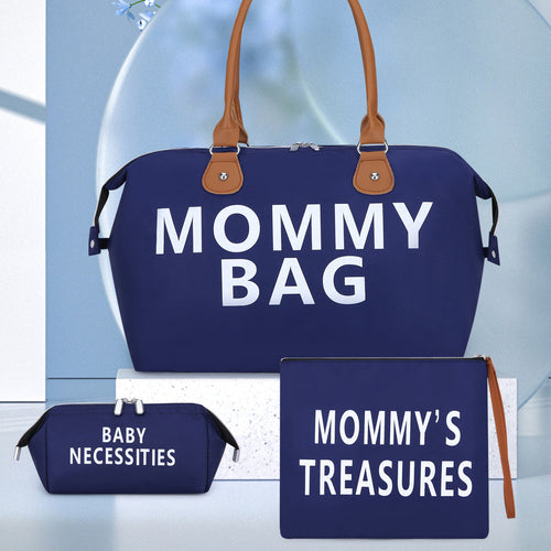 Set Borsa Mamma 3 Pezzi – Tracolla, Tote e Pochette Asciutto/Bagnato