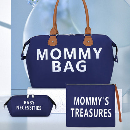 Set Borsa Mamma 3 Pezzi – Tracolla, Tote e Pochette Asciutto/Bagnato