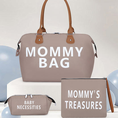 Set Borsa Mamma 3 Pezzi – Tracolla, Tote e Pochette Asciutto/Bagnato